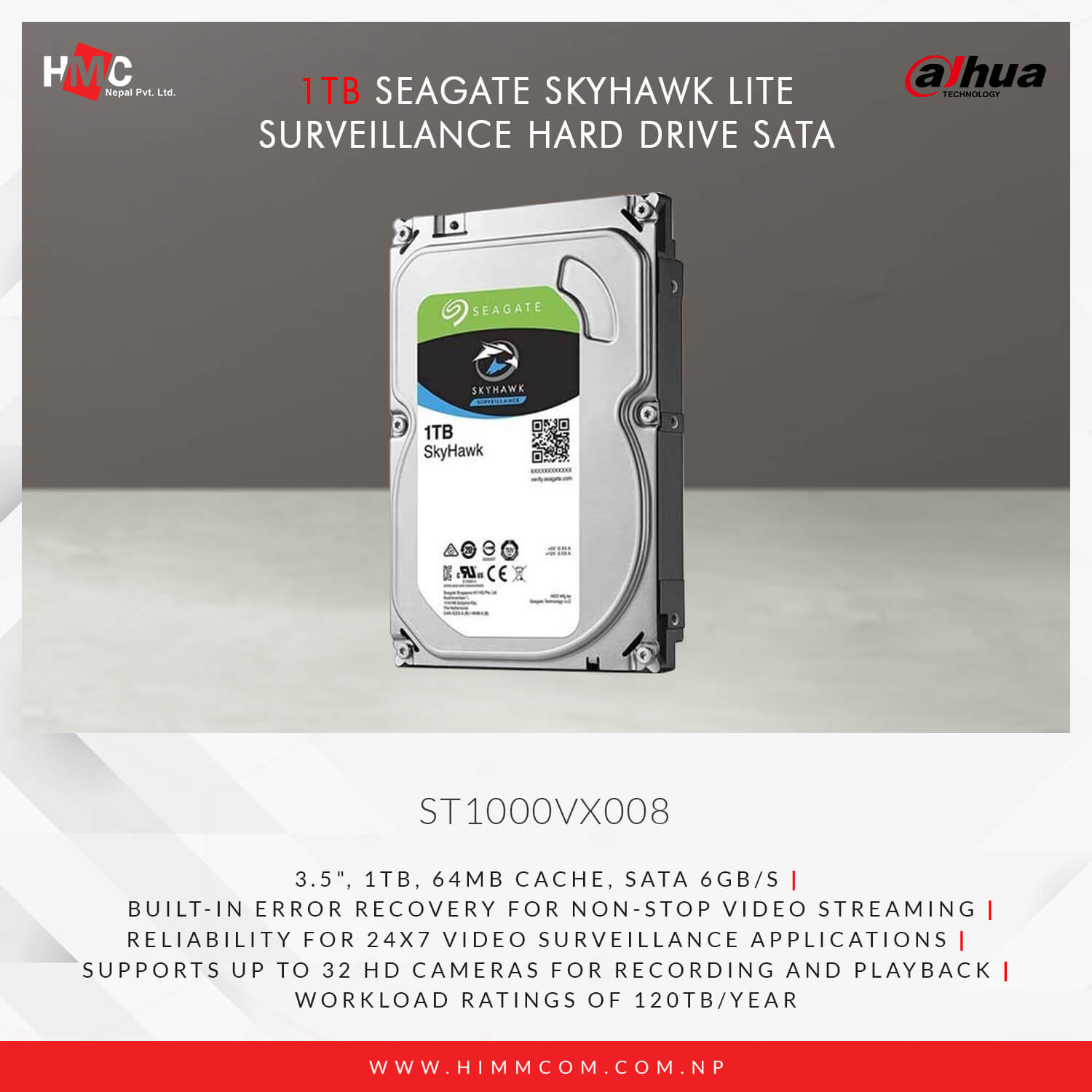 Seagate 1 TB HDD Internal Himmcom International