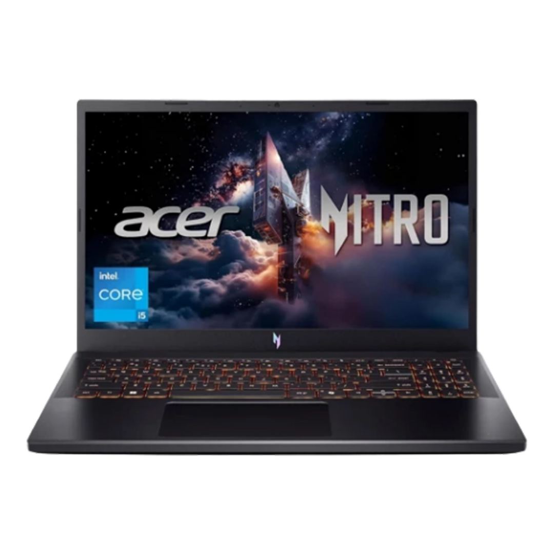 Acer Nitro V15 ANV15-52-57BB | Intel Core I5-13420H Processor | 16 GB RAM | 512 GB SSD Storage | 15.6" Inch FHD 165HZ Display | NVIDIA GeForce RTX 5050 8 GB Graphics | Backlit Keyboard | Osidian Black