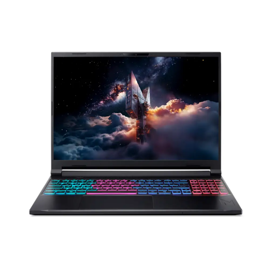 Acer Nitro V16S ANV16S-71-7771 | Intel Core 7 240H Processor | 16 GB RAM | 1 TB SSD Storage | 16" Inch WUXGA 180HZ Display | NVIDIA GeForce RTX 5060 8GB Gra[hics | Backlit Keyboard | OBSIDIAN Black