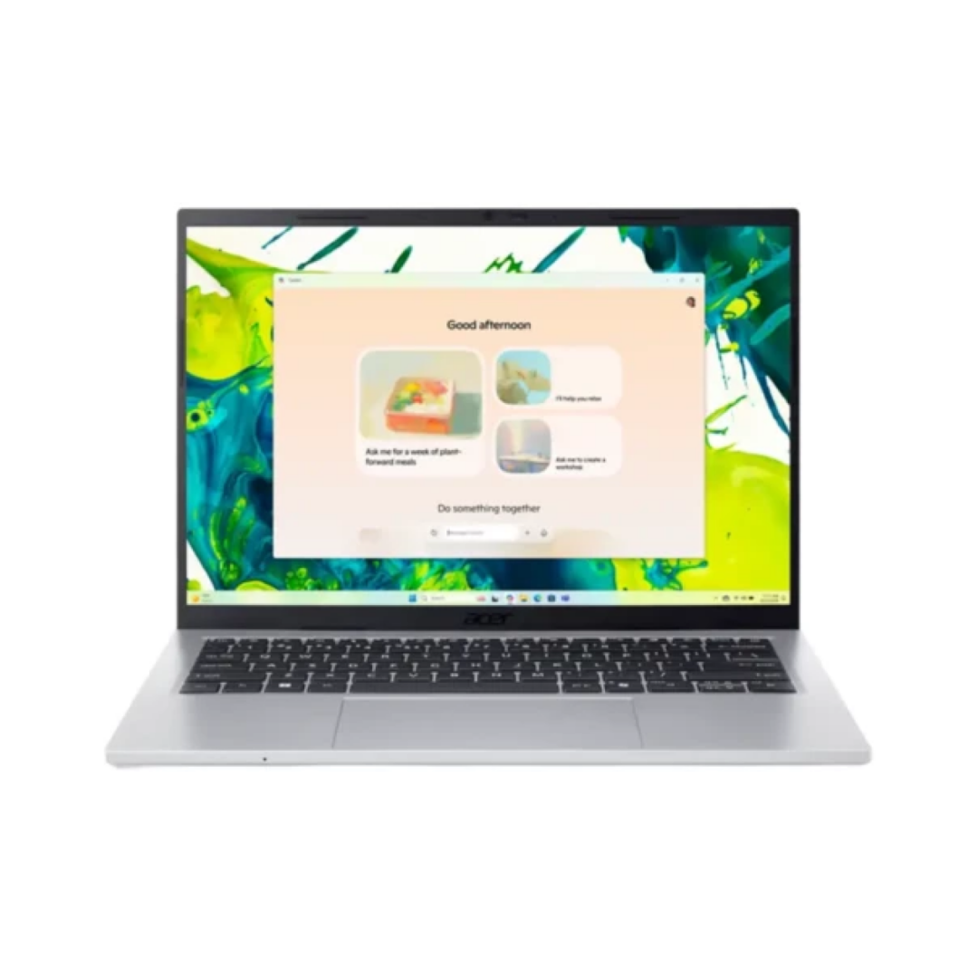 Acer Aspire Go 14 AG14-72P | Intel Core 5 120U Processor | 16 GB RAM | 512 GB SSD Storage | 14" Inch WUXGA Display | Silver