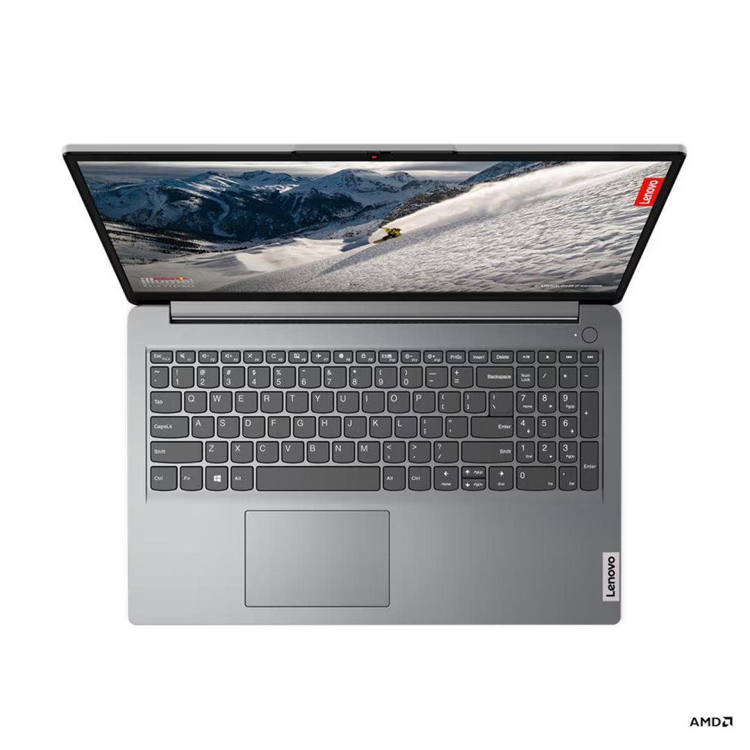 Lenovo Ideapad 1 15AMN7 | AMD Ryzen 5-7520U Processor | 16 GB RAM | 512 GB SSD Storage | 15.6" Inch FHD Display | Cloud Gray