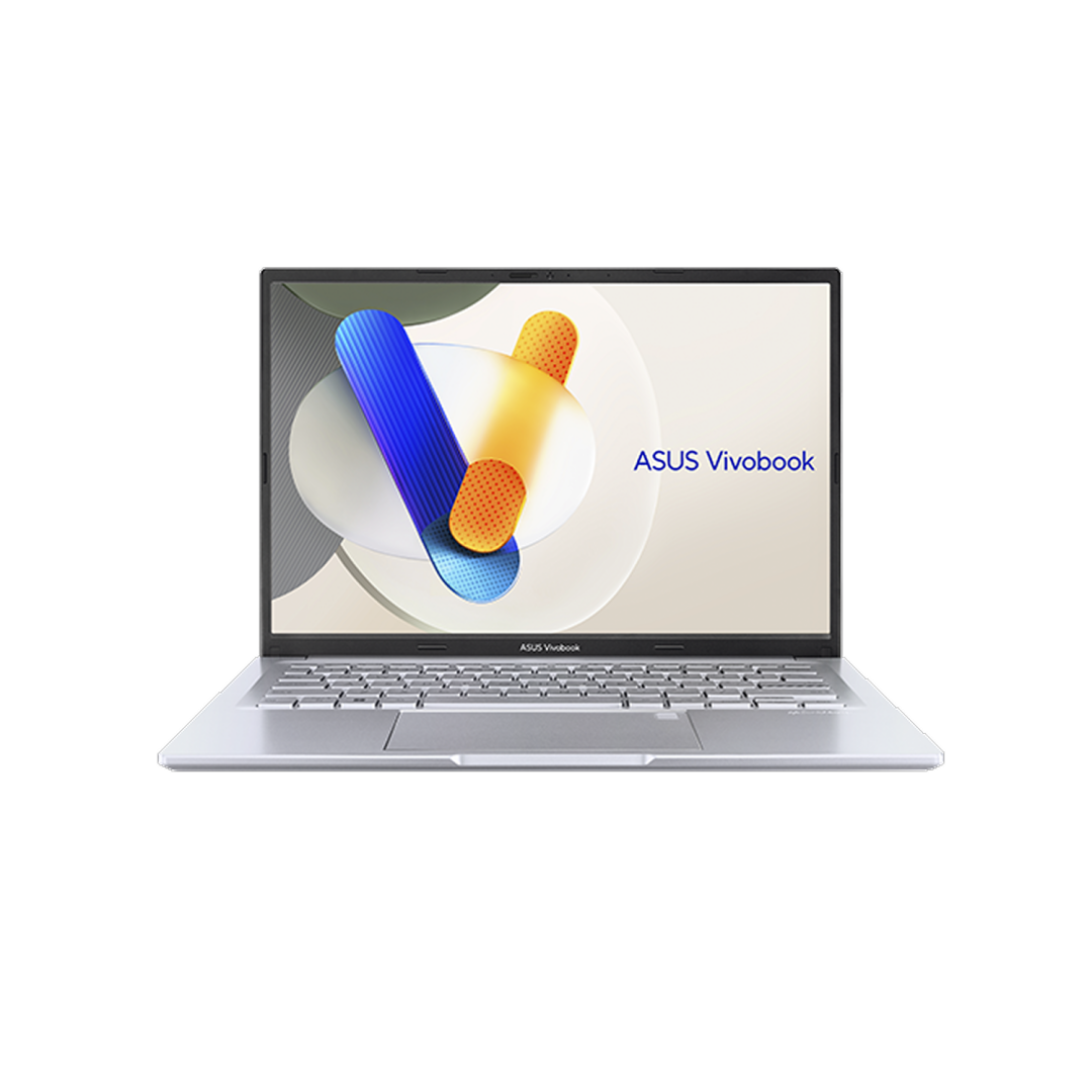 Asus Vivobook X1404VA | Intel Core 7-150U Processor | 16GB RAM | 512GB SSD Storage | 14" Inch FHD Display | Illuminated Chiclet Keyboard | Cool Silver